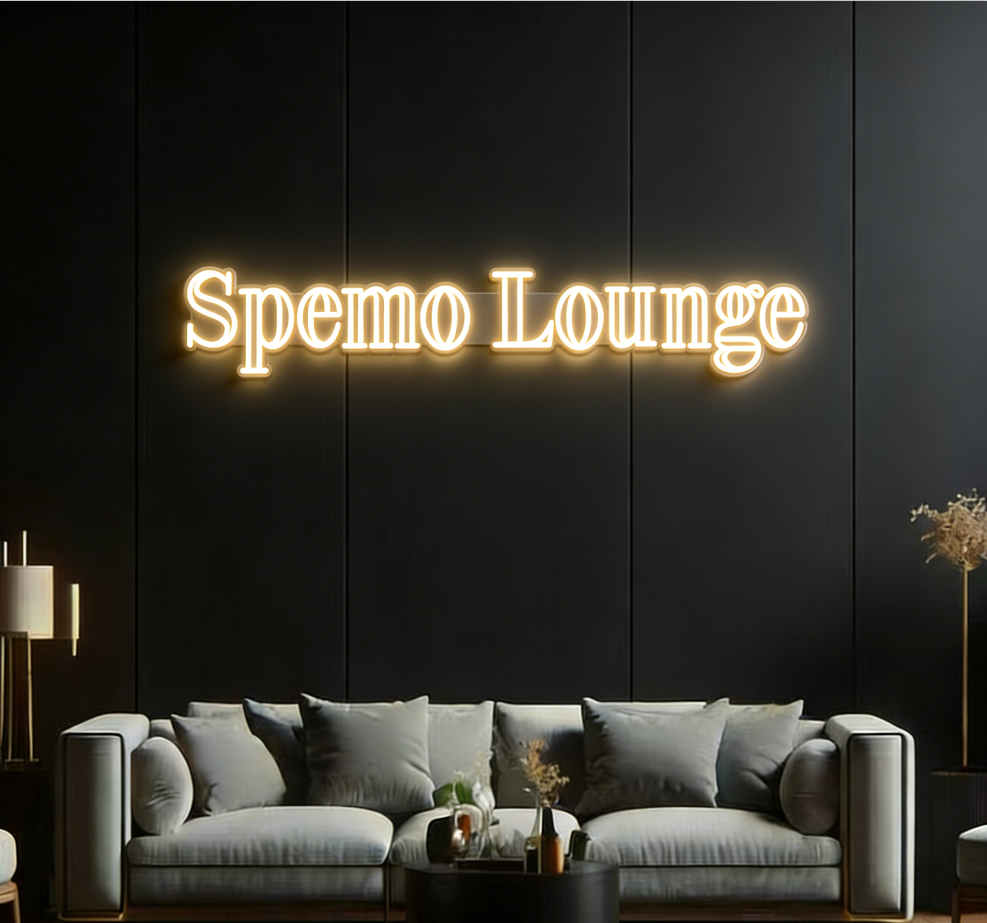 一行 Spemo Lounge 最小サイズ ：150*24.7cm – Besutto Sign